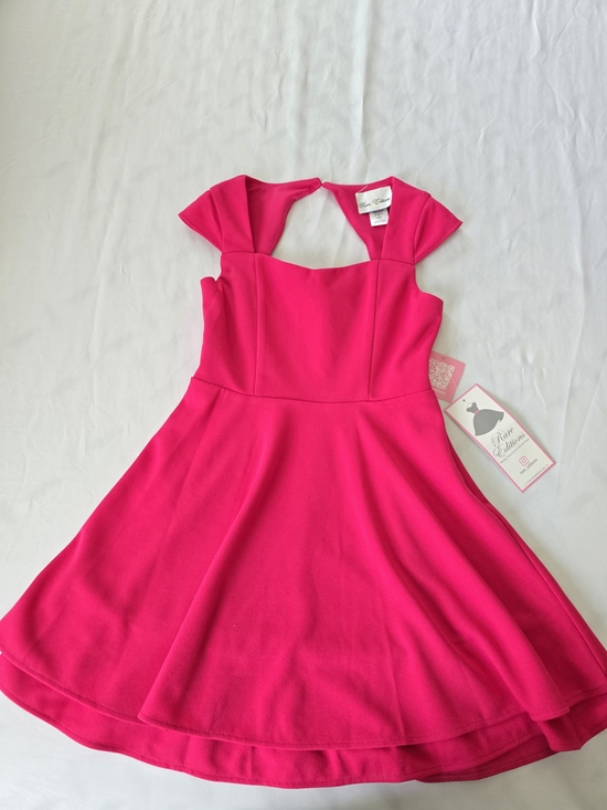 Rare Editions Other - Rare Editions Girls Hot Pink Fit & Flare Dress. Size 10. Nwt